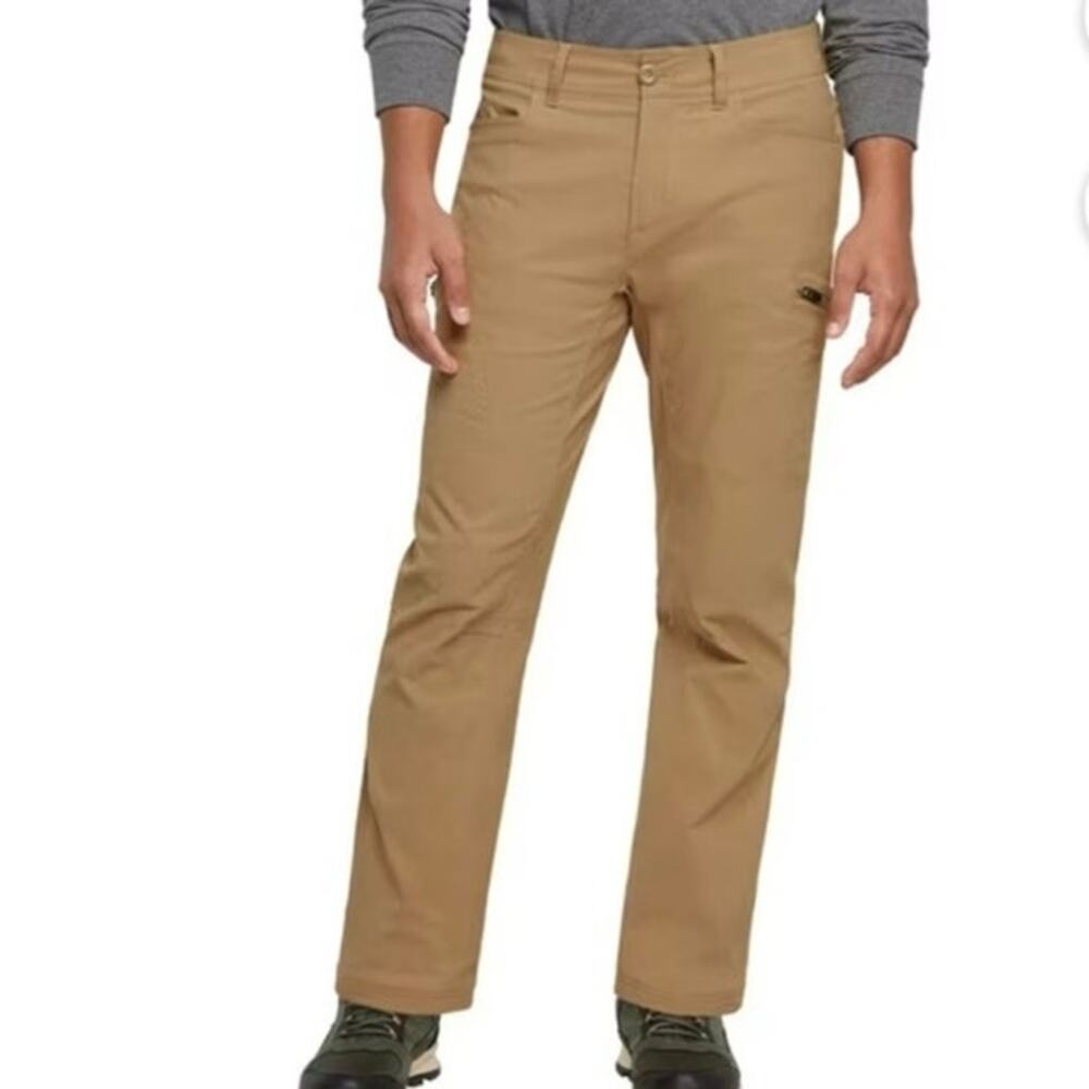 Eddie Bauer Rainier fleece-lined pants Men’s 32 x 29 Khaki Tan